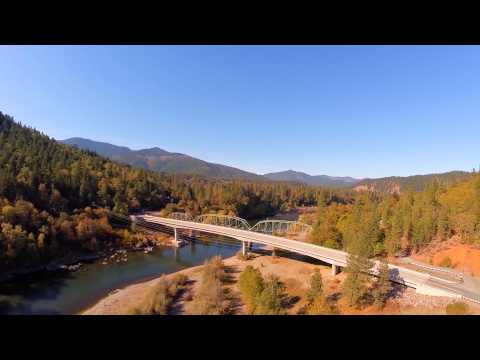 Robertson Bridge On The Rogue River In Grants Pass, Oregon