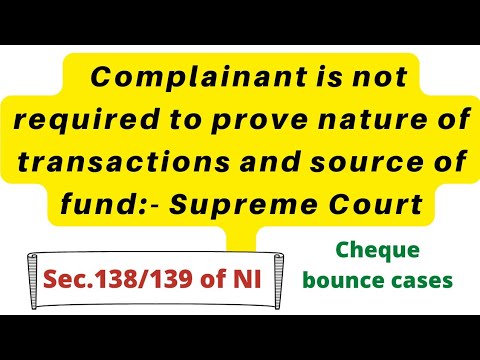 #supremecourtjudgements sec 138/139/NI Act/cheque bounce cases/latest judgement of supreme Court