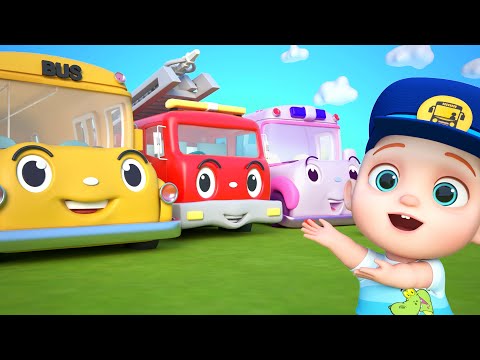 Wheels on the Bus Dance Cars | Leo Nursery Rhymes & Kids Songs