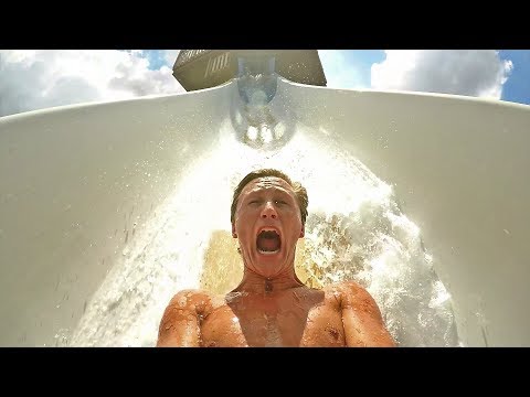 World's Tallest Trapdoor Waterslide