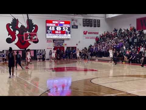 Omaha Central’s Jayden Dawson erupts Eagle nation with a half-court buzzer beater 2-11-22