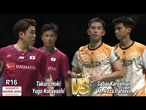 Karyaman Gutama/Reza Pahlevi vs Takuro Hoki/Yugo Kobayashi || R16 Kumamoto Masters 2024