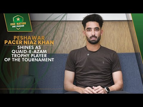 Peshawar Pacer Niaz Khan shines as Quaid-e-Azam Trophy player of the tournament | PCB | MA2A