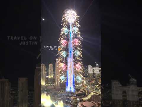 World Record Breaking Firework Burj Khalifa welcome to 2023 newyear celebration