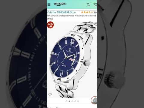 Timewear analogue men's watch unboxing and review || watch under 300 || Silver colour strap watch