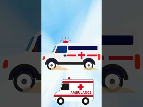 EMERGENCY VEHICLES ON ROAD#kidslearning #education #parenting #viralshorts #blogger #preschool#kids