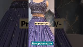 👗 WEDDING COLLECTION//RECEPTION ATTIRE 💙//😱 REASONABLE PRICE 🛍️ SHOP NOW...#shorts #youtubeshorts