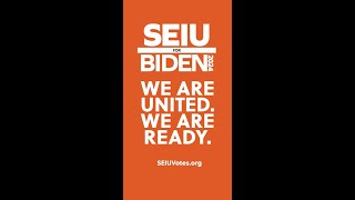 SEIU Is Endorsing: #BidenHarris2024