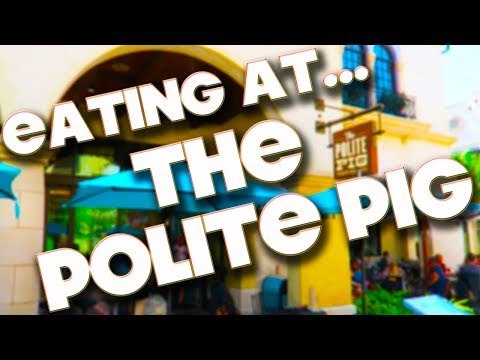 EATING AT - THE POLITE PIG - DISNEY SPRINGS - ORLANDO