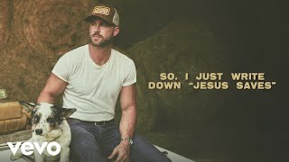 Riley Green - Jesus Saves (Lyric Video)