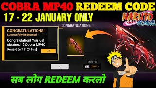 FREE FIRE REDEEM CODE TODAY 17 JANUARY REDEEM CODE FREE FIRE | FF REDEEM CODE TODAY 17 JANUARY