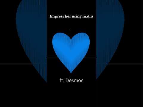 How to impress her using maths ft. Desmos | #maths #desmos #algebra