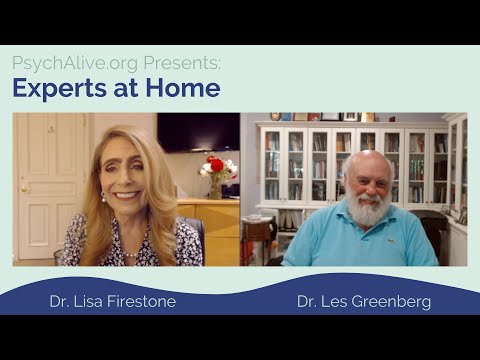 Experts at Home:  Dr. Les Greenberg on the Power of Understanding Our Emotions