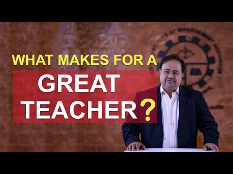 What makes for a great teacher? By Debashis Chatterjee  #teacher #students #leadership