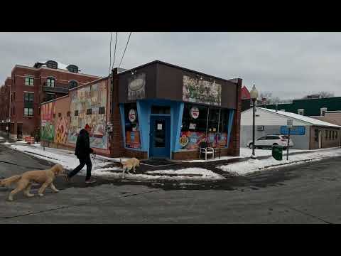 (4k) Christmas Day Walk About Saratoga NY video # 150  December 25th 2024 Robert J Wheaton Jr