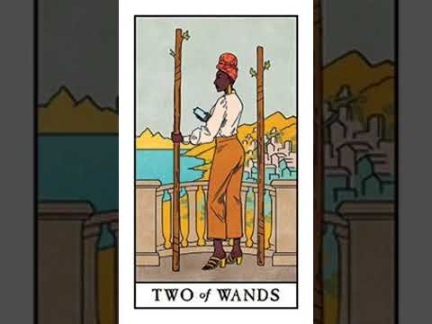 3 Steps Ahead: Aries; " You Are In Your Two Of Wands Stage." #tarot #aries