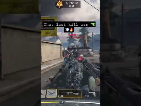 Crazy trick shot on call of duty 🔫💨🔥 #callofdutymobile #trickshots #luckyornot #noaimassist