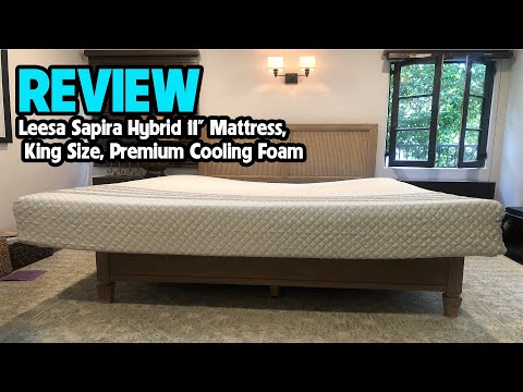 Unboxing the Leesa Sapira Hybrid 11" Mattress: King Size Review & Features