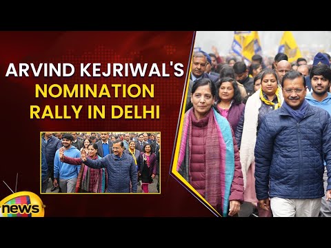 Arvind Kejriwal's Nomination Rally In Delhi | Delhi Assembly Election 2025 | Aam Aadmi Party