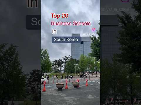 Top Business university in South Korea..