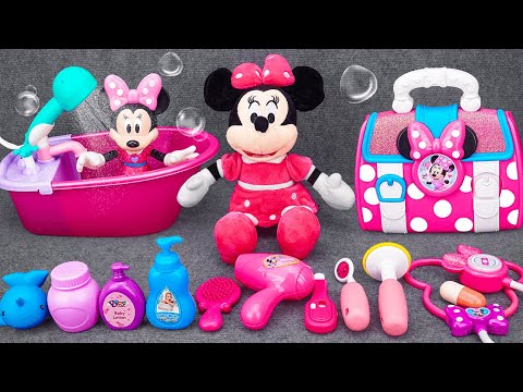 Satisfying with Unboxing Disney Minnie Mouse Cute Pink Bathtub Playset | Review Toys ASMR