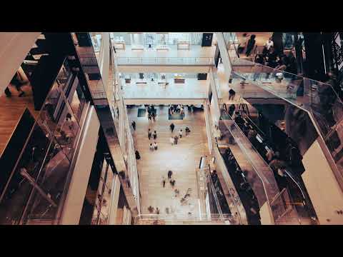 ASMR Shopping Mall Sounds Ambience White Noise