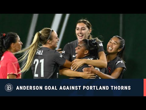 Bay FC Goal by Anderson against Portland Thorns