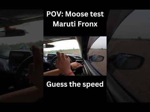 fronx moose test #marutisuzuki #cars #driving