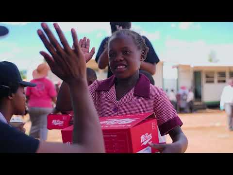 Inkabi Zezwe visits Bergville to donate shoes & stationary