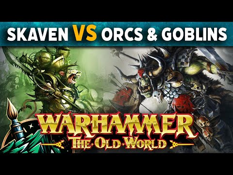 Skaven vs Orc & Goblin Tribes   Warhammer The Old World Live Battle Report