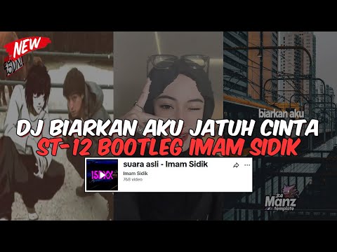 DJ BIARKAN AKU JATUH CINTA  ST12 BOOTLEG SOUND imamsidik  VIRAL YANG KALIAN CARI !