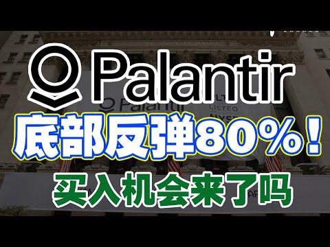 美股分析｜PLTR底部反弹80%！买入机会来了吗【CHIVEST每日一股】