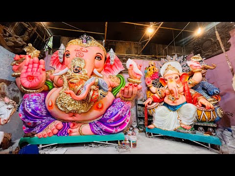 Sundar Kalakar big ganesh 2024 drone view