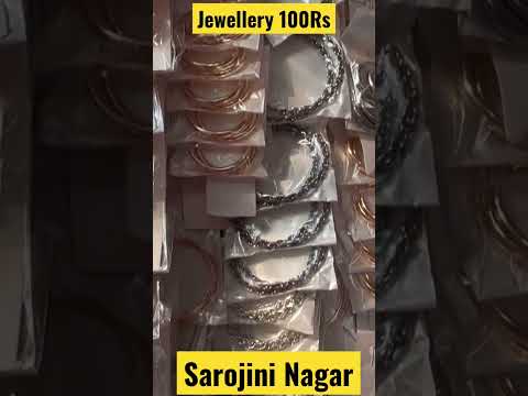 Sarojini Nagar Jewellery 100Rs #Delhi market #ytshort #youtubeshorts #shorts