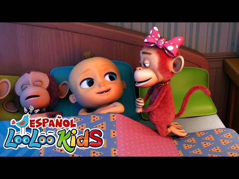 Diez en la Cama +Bebe Tiburon- Música Para Niños- Canciones para Bebés - Aprender Español Para Niños