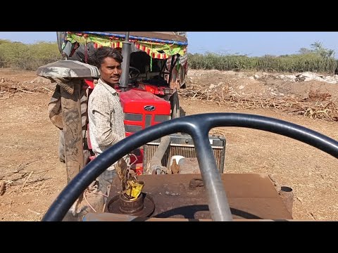 😈Swaraj Tractor 😈se kutti karte huye😈 Mahindra 😋tractor ko 😄tochan karna pada 😈