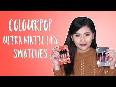 Colourpop Ultra Matte Lips Swatches | Miss Menchie