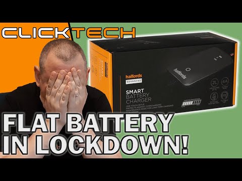 Halfords Advanced Smart Battery Charger Unboxing