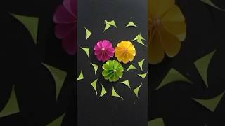 Easy & Beautiful Paper Flower 🌼😌 #shorts #youtubeshorts #viral #paperflower #papercraft #paperworld