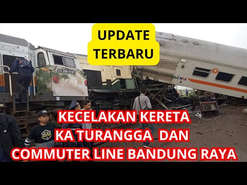 UPDATER TERBARU ! HARI INI TELAH TERJADI KECELAKAAN KERETA KA TURANGGA DAN COMMUTERLINE BANDUNG RAYA