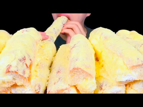 ASMR Delicious Cream Roll Cake Eating Vlog, 맛있는 크림롤케이크 먹기 @seabear7782