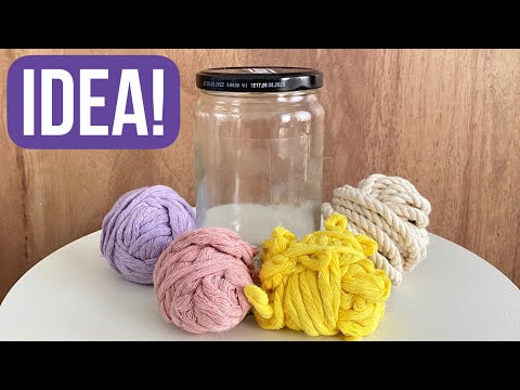 Great DIY Idea with Glass Jar!