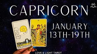 Capricorn ♑️ A Life-changing Miracle! Your Entire Reality Is Transforming✨️ Jan 13-19