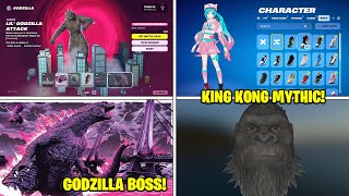 *NEW* FORTNITE UPDATE! (Hatsune Miku & Godzilla Boss!)