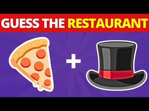 GUESS THE RESTAURANT BY EMOJIS! | FUN FOOD QUIZ