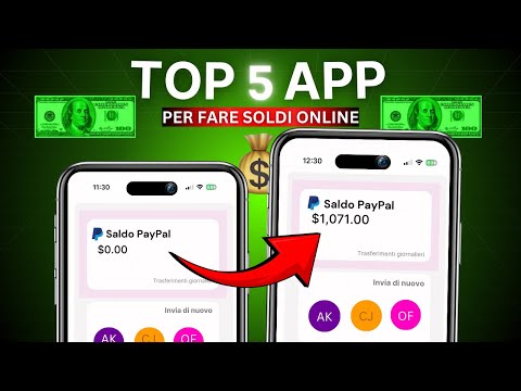 Sblocca ($1,000+) 5 APP* per fare Soldi Online su PayPal 2024 (Tutorial + Come iniziare ORA!)🤑