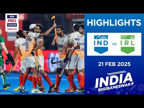 FIH Hockey Pro League 2024-25 Highlights: India vs Ireland (M) | Match 1