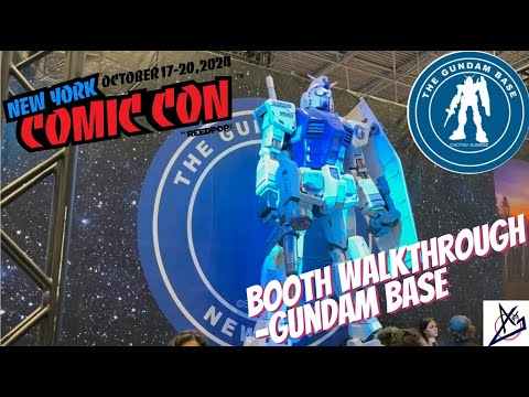 NYCC 2024 Gundam Base Booth Walkthrough!