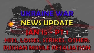 Ukraine War Update NEWS (20250115a): Pt 1 - Overnight & Other News - Massive Ukrainian Strikes!!