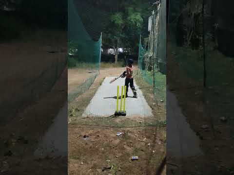 Batting practice at night #cricket #cricketlover #trending